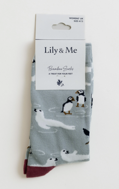 Lily & Me Puffin Sock Gift Box