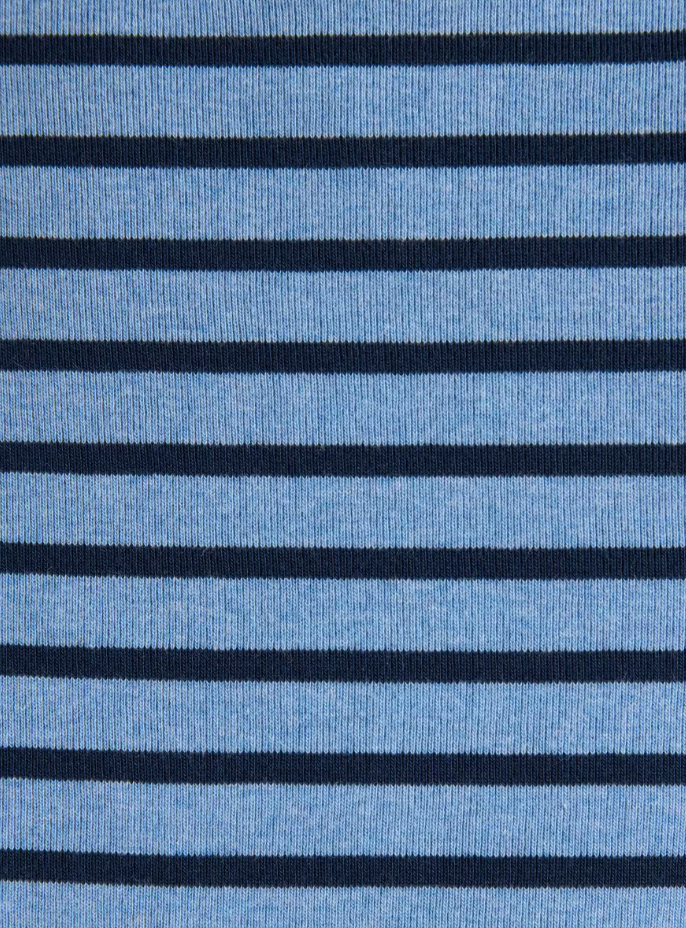 Joules Harbour Stripe Breton Top Blue Marl