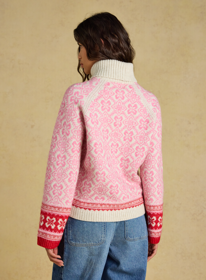 Joules Addision Jumper Pink