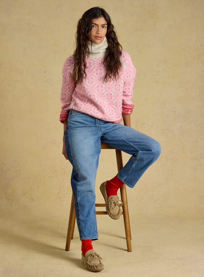 Joules Addision Jumper Pink