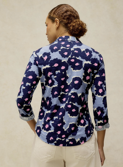 White Stuff Annie Jersey Shirt Blue