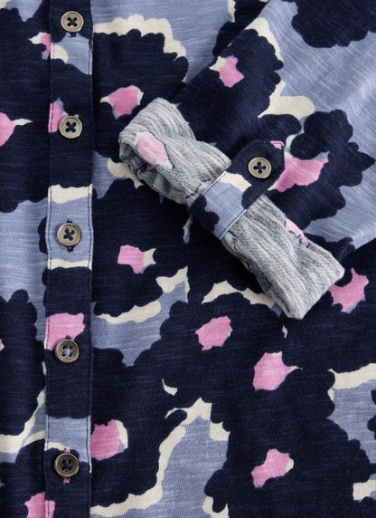 White Stuff Annie Jersey Shirt Blue