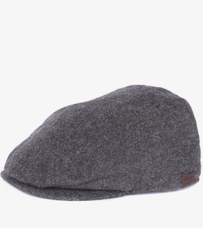 Barbour Barlow Flat Cap Grey Herringbone