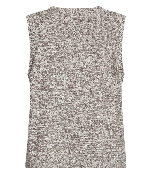RedGreen Katalina Tank Top Dark Brown Melange