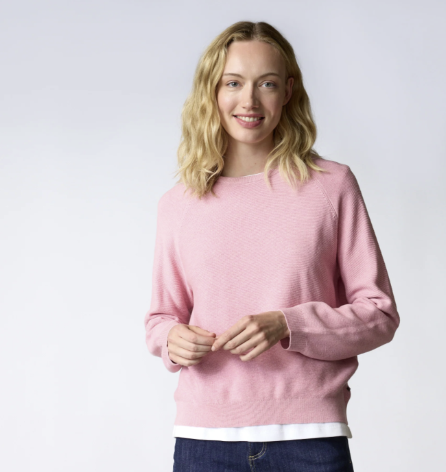 RedGreen Kisser Sweater Pink Melange