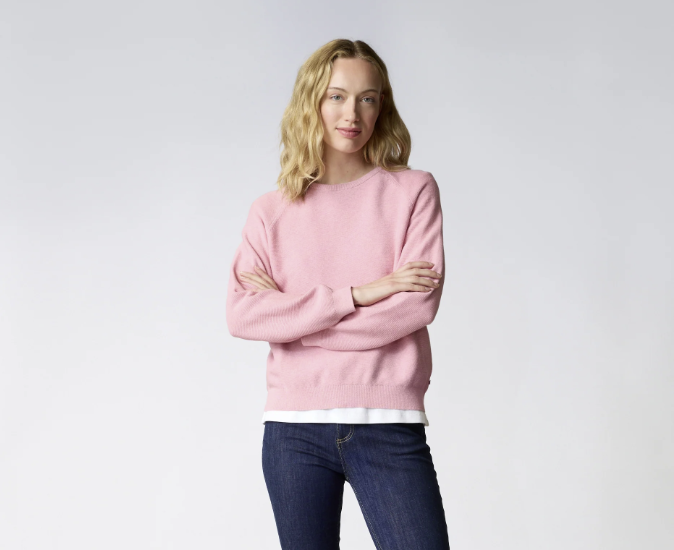 RedGreen Kisser Sweater Pink Melange