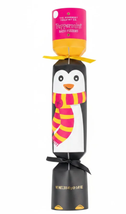 The Somerset Toiletry Co. Peppermint Penguin Bath Fizzer Cracker