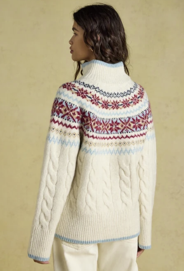 Joules Allaway Knitted Jumper Cream