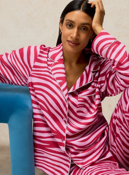White Stuff Nina Pyjamas Pink Print