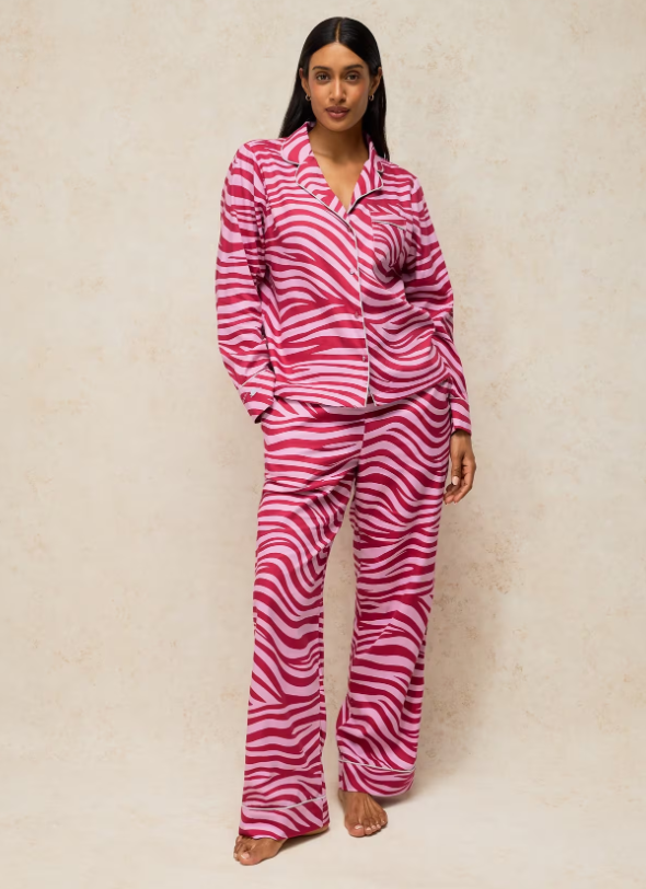 White Stuff Nina Pyjamas Pink Print
