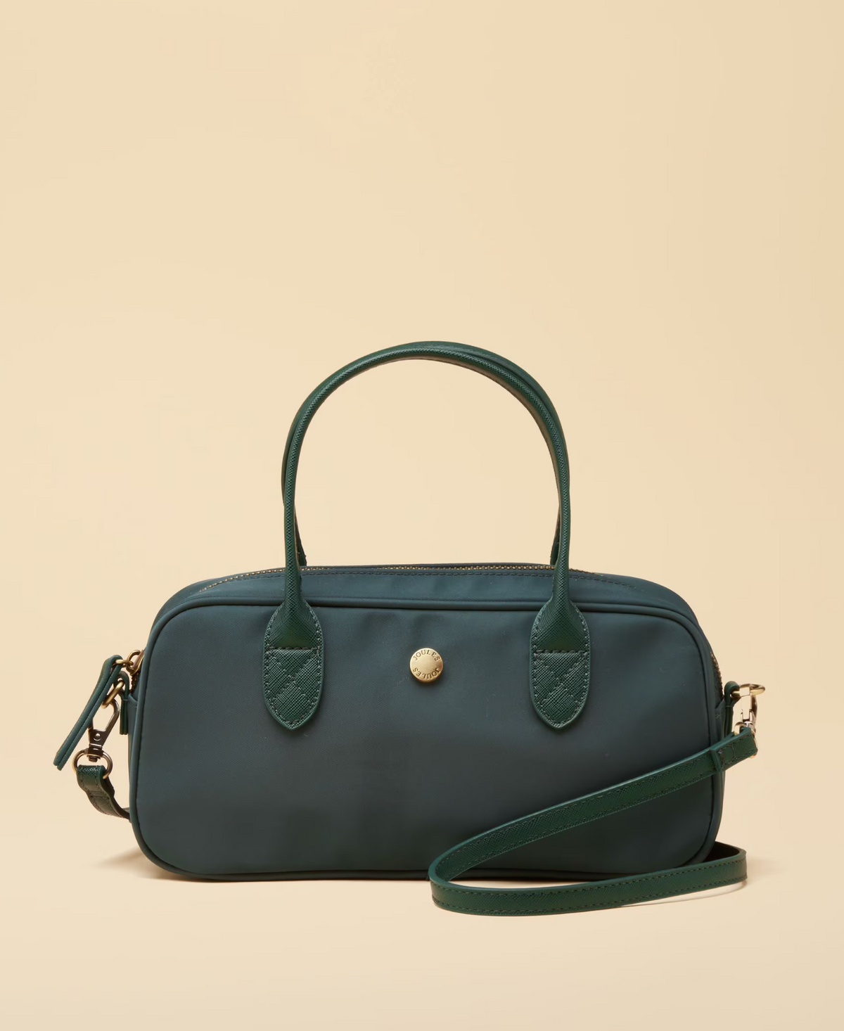 Joules Edie East West Zip Crossbody Bag Bottle Green