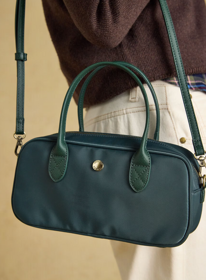 Joules Edie East West Zip Crossbody Bag Bottle Green