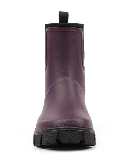 Lazy Dogz Lake Plum Ankle Wellingtons