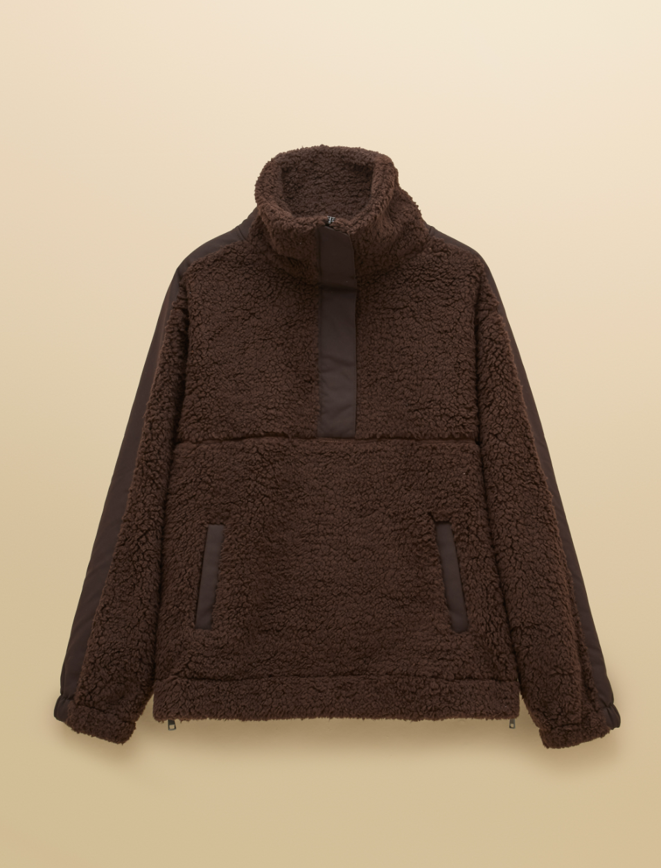 Joules Tilly Borg Fleece Chocolate Brown