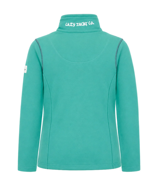 Lazy Jacks Supersoft Full Zip Sweatshirt Emerald
