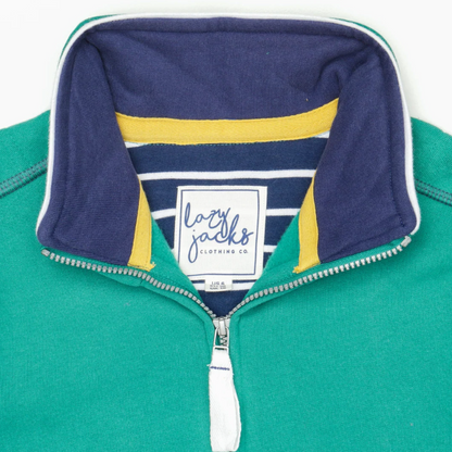 Lazy Jacks Supersoft Full Zip Sweatshirt Emerald