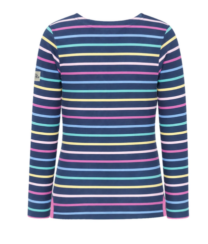 Lazy Jacks Long Sleeve Breton Twilight Colours