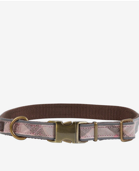 Reflective Tartan Dog Collar