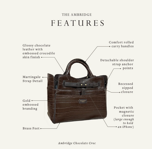 Barkworth Reeve Ambridge Grab Bag Tan Leather
