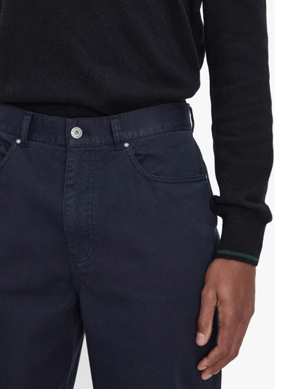 Washed Stretch Twill Relaxed Fit Trouser