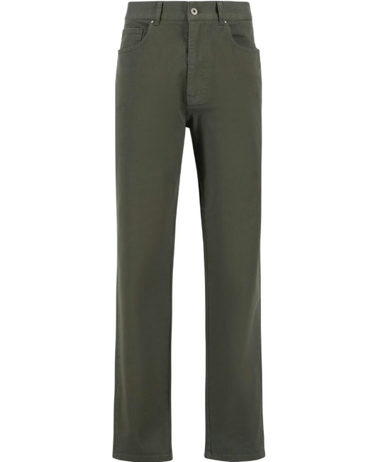 Barbour Washed Stretch Twill Regular Fit Trouser Forest
