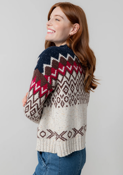 Maeve Fairisle High Neck Jumper