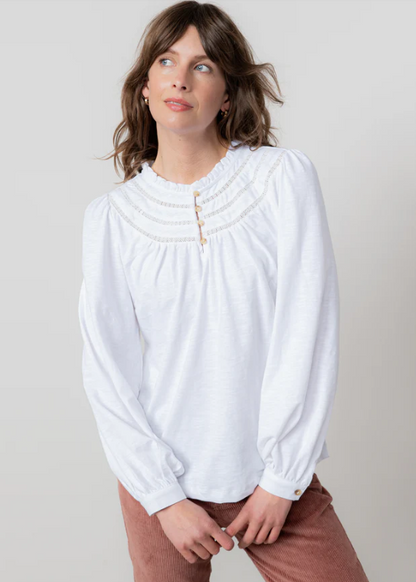 Luna Jacquard Blouse