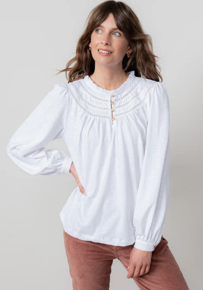Luna Jacquard Blouse