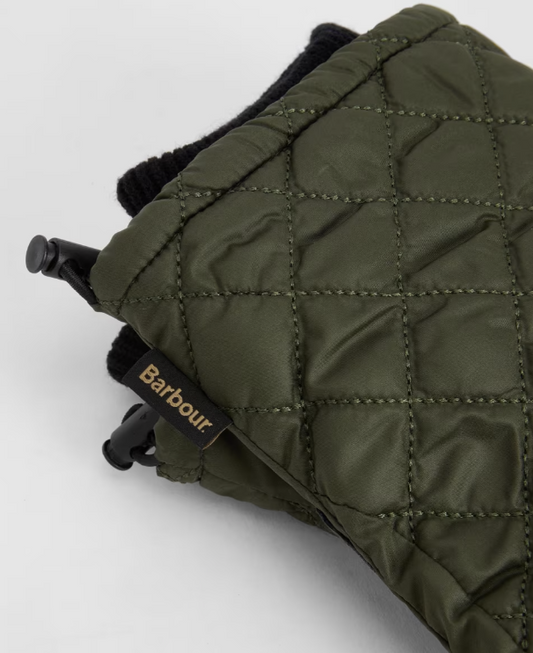 Barbour Harker Waterproof Gloves Forest