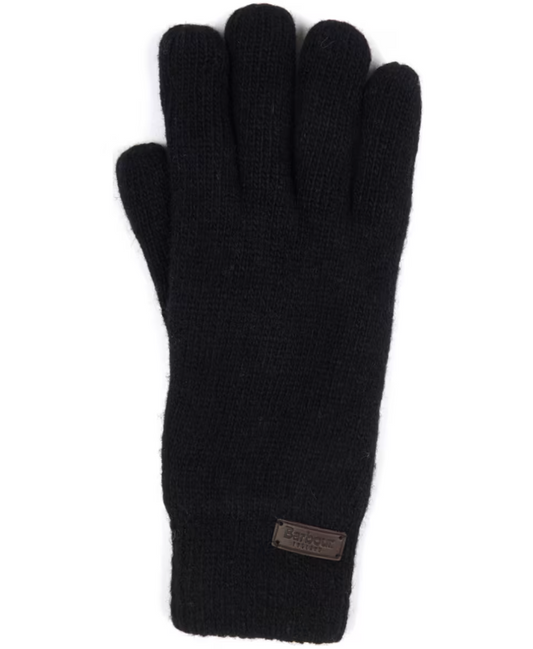 Barbour Carlton Knitted Gloves Black