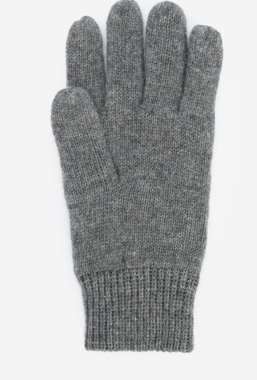 Barbour Carlton Knitted Gloves Grey