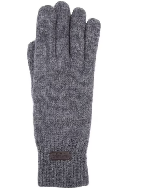 Barbour Carlton Knitted Gloves Grey