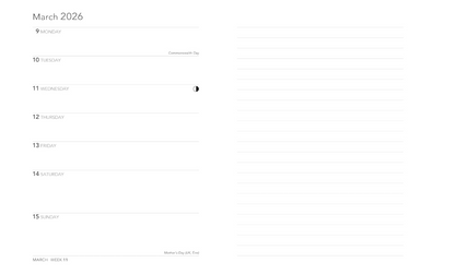 Botanical Bee 2026 Luxury Diary Planner