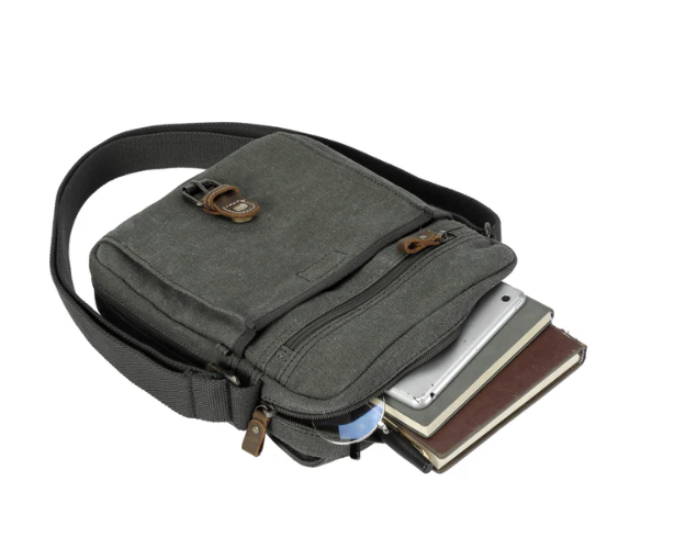 Classic Canvas Across Body Bag