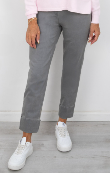Bella 09 Ankle Grazer Jeans Grey