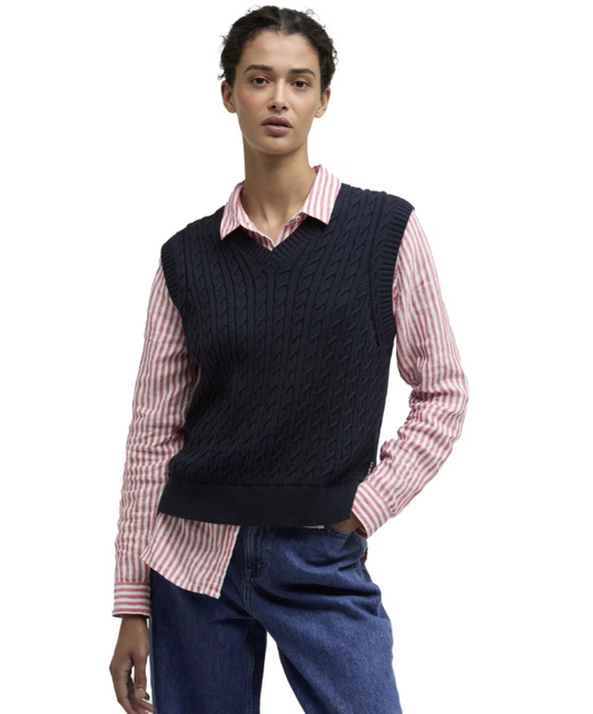 Hartland Sleeveless Knitted Jumper