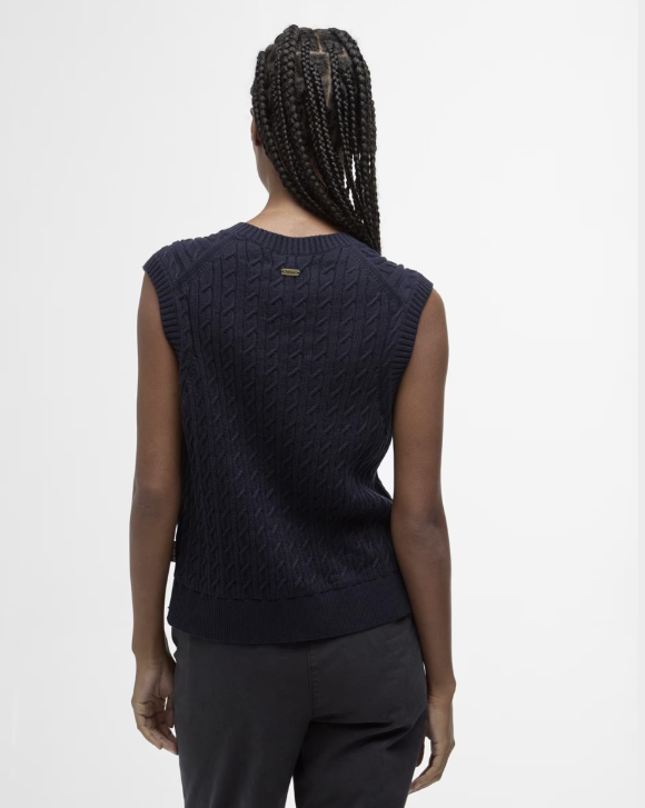 Hartland Sleeveless Knitted Jumper
