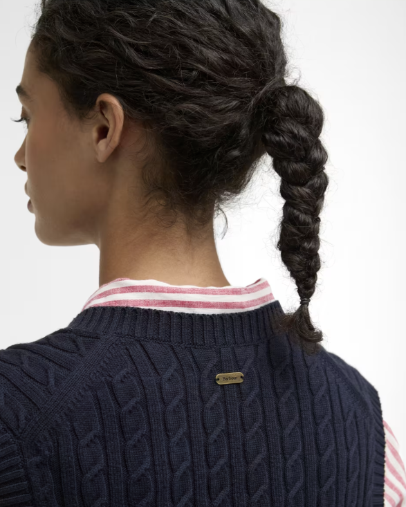 Hartland Sleeveless Knitted Jumper