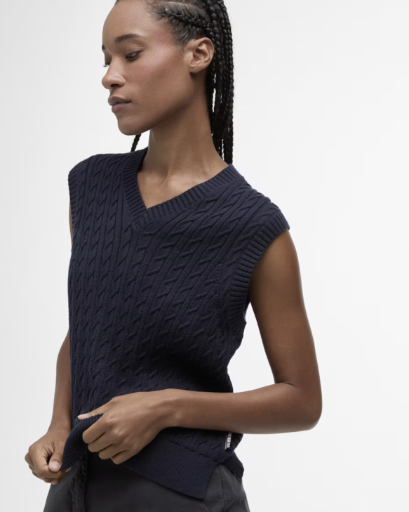 Hartland Sleeveless Knitted Jumper