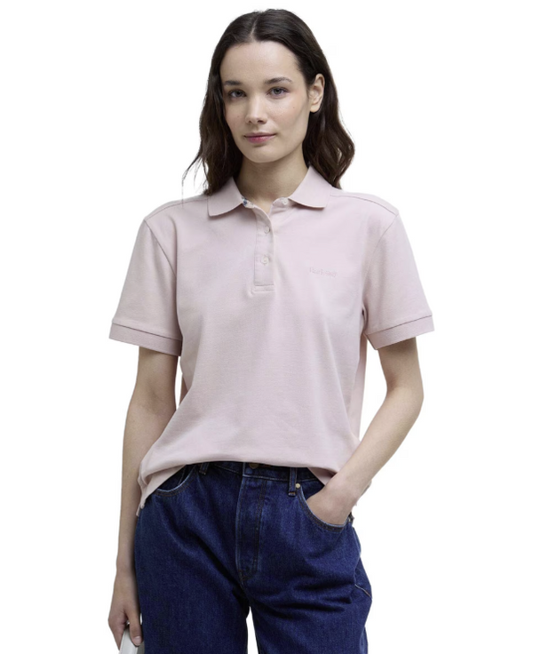 Barbour Bowford Polo Top Pink