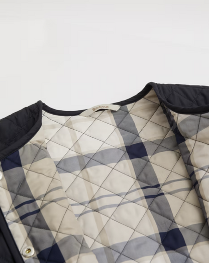 Cashel Collarless Quilted Jacket