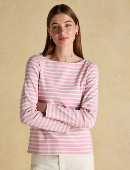 Harbour Pink Stripe Breton Top