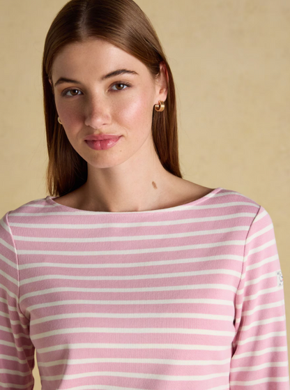 Harbour Pink Stripe Breton Top