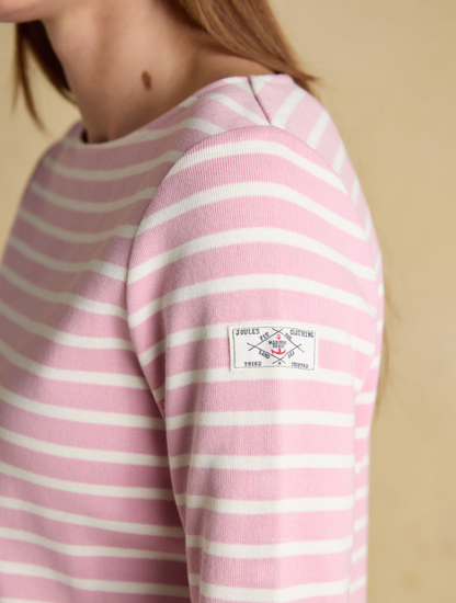 Harbour Pink Stripe Breton Top