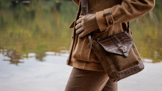 Barkworth Reeve Hackthorn Crossbody Bag Tweed/Green