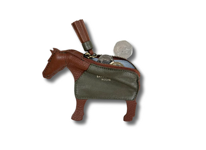 Barkworth Reeve Leather Pony Coin Purse