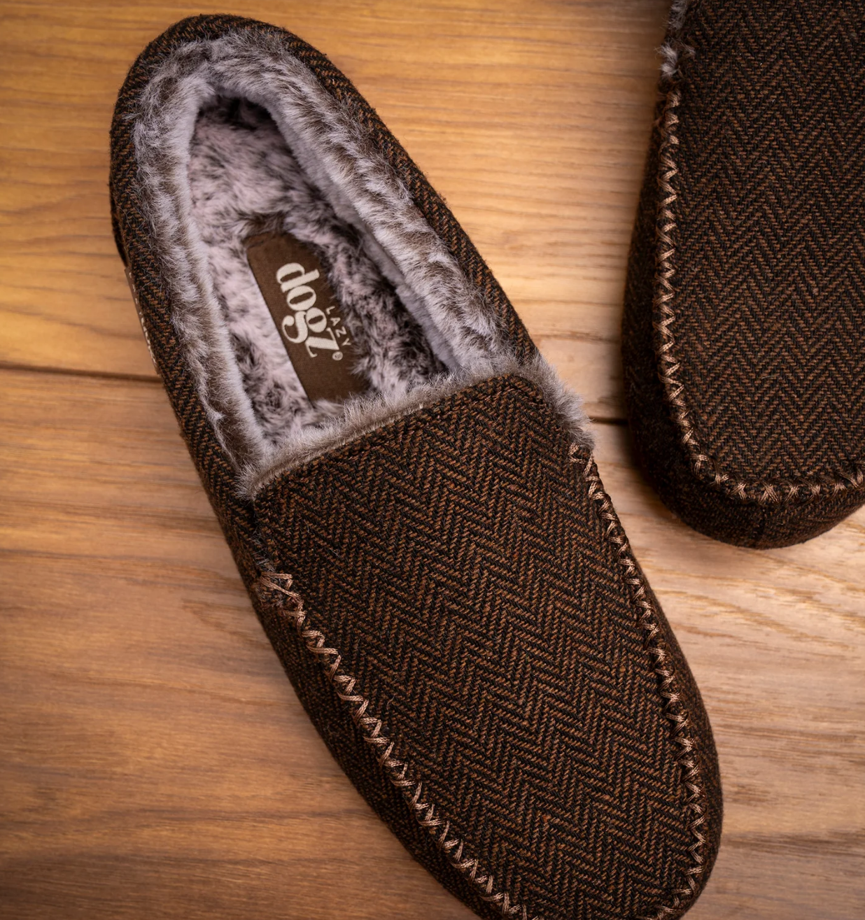 Lazy Dogz Hendrix II Slippers Brown