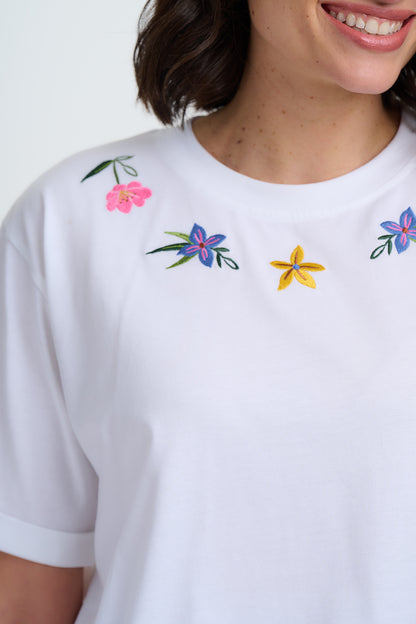 Sugarhill Brighton Celia Boxy T-shirt White