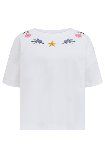 Sugarhill Brighton Celia Boxy T-shirt White