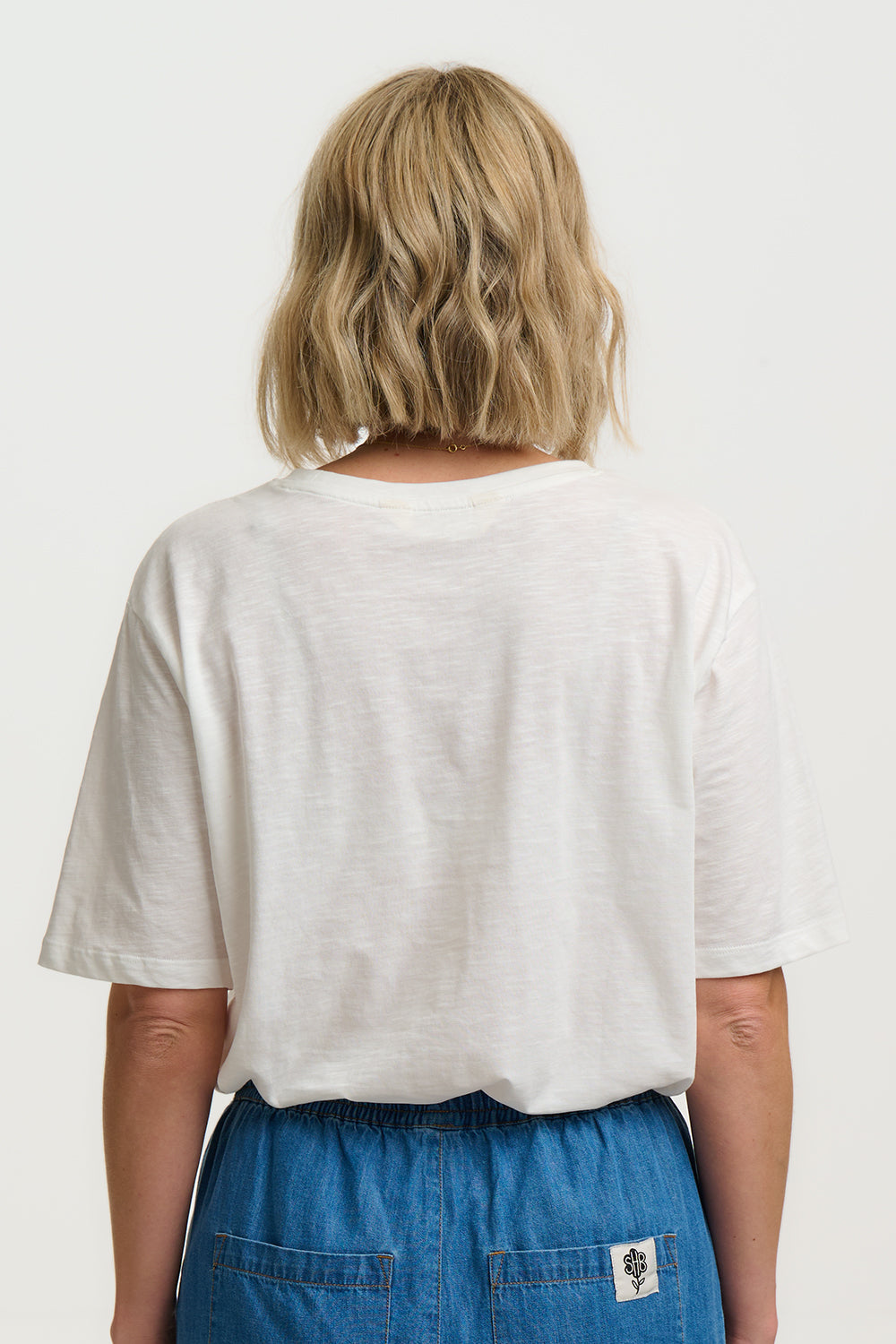 Sugarhill Brighton Kinsley Solstice Oversized T-shirt White